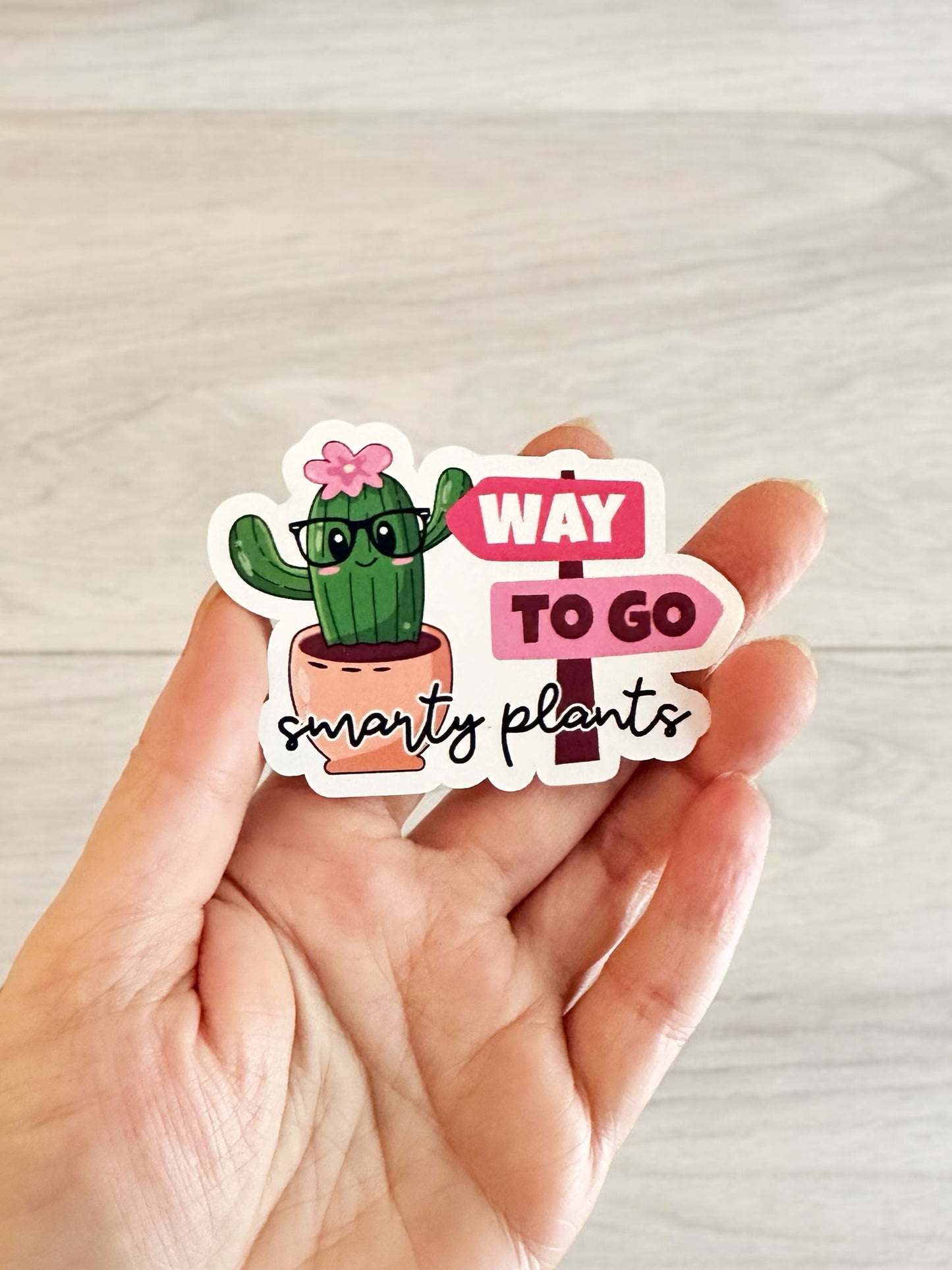 Way to Go Smarty Plants Vinyl Decals