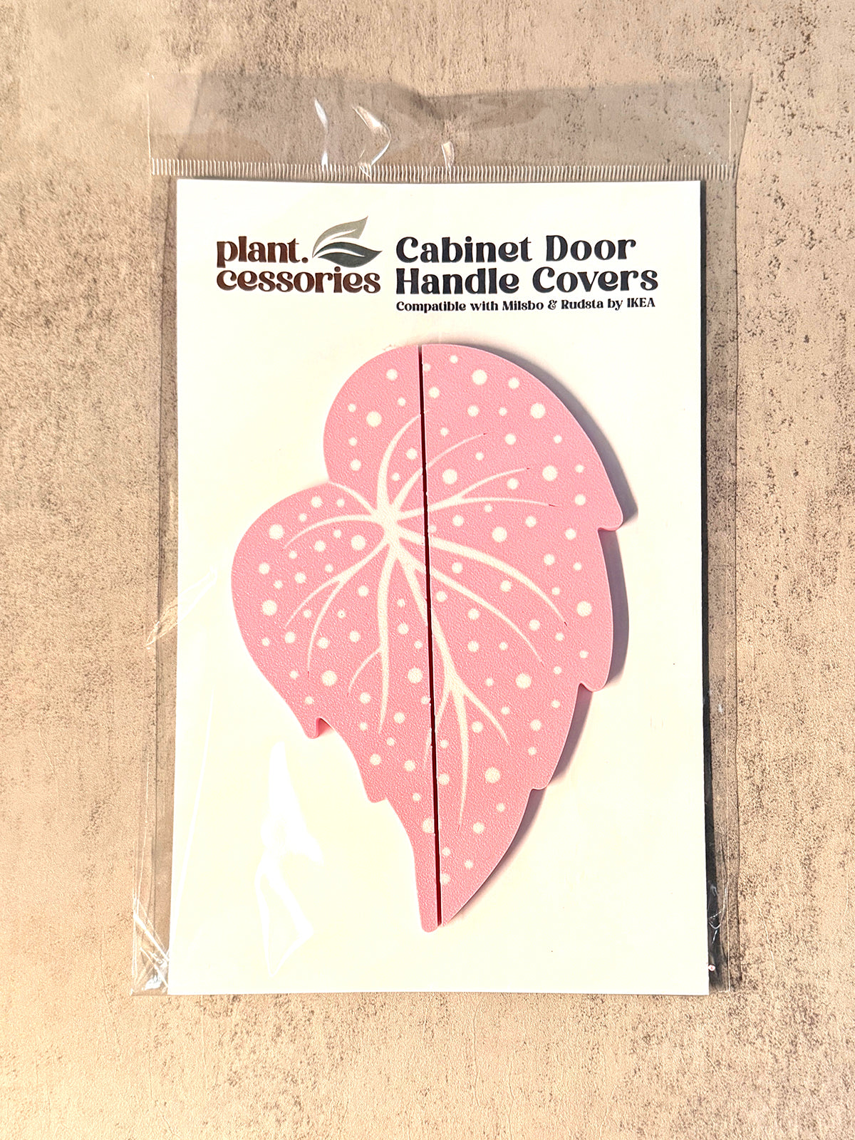 Begonia Cabinet Handle Cover