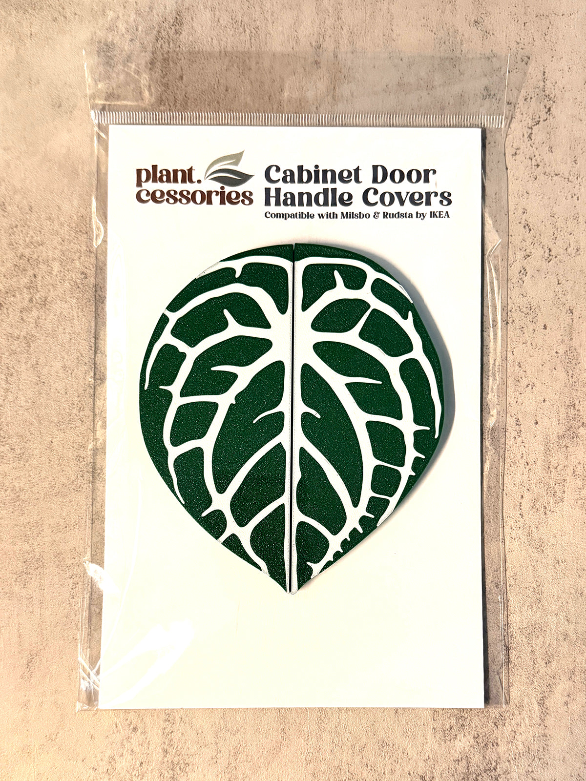 Anthurium Forgetii Leaf Cabinet Handle Cover