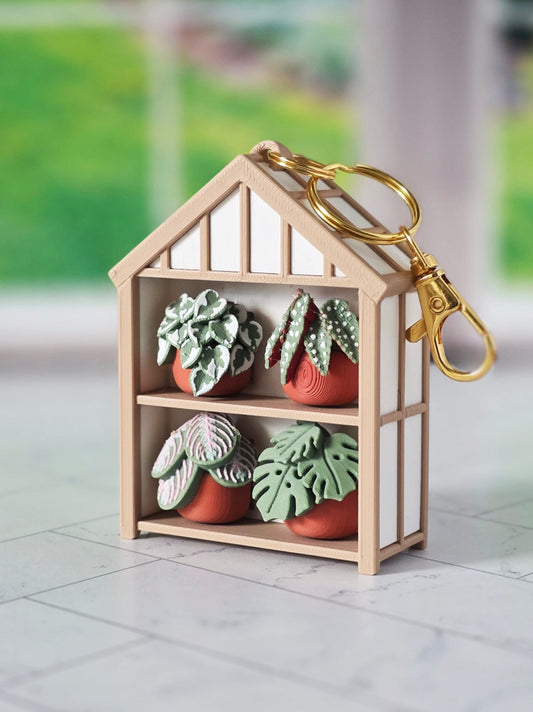 Greenhouse Fidget Clicker Keychain