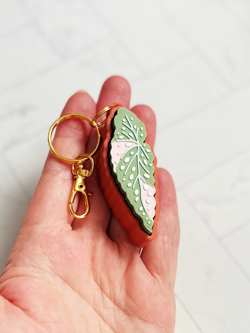 Plant Edition Fidget Clicker Keychains