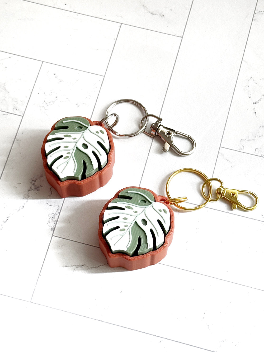 Plant Edition Fidget Clicker Keychains