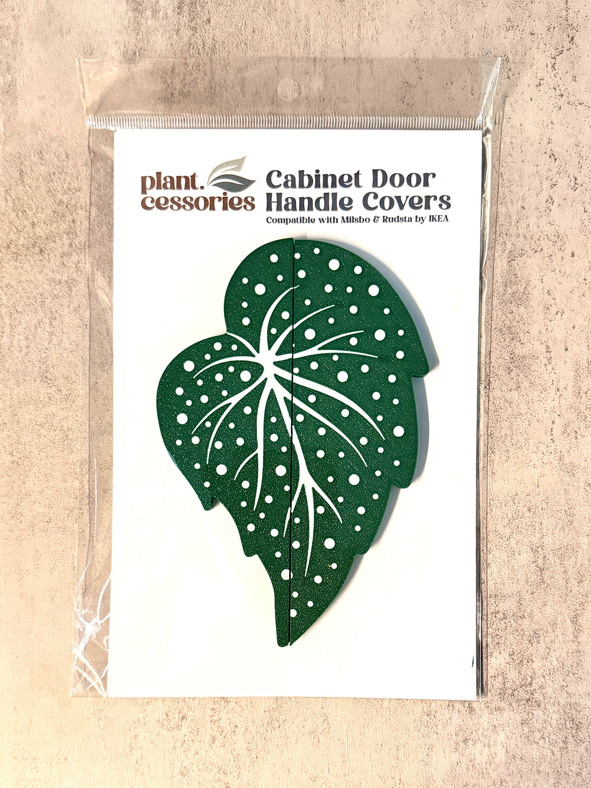 Begonia Cabinet Handle Cover