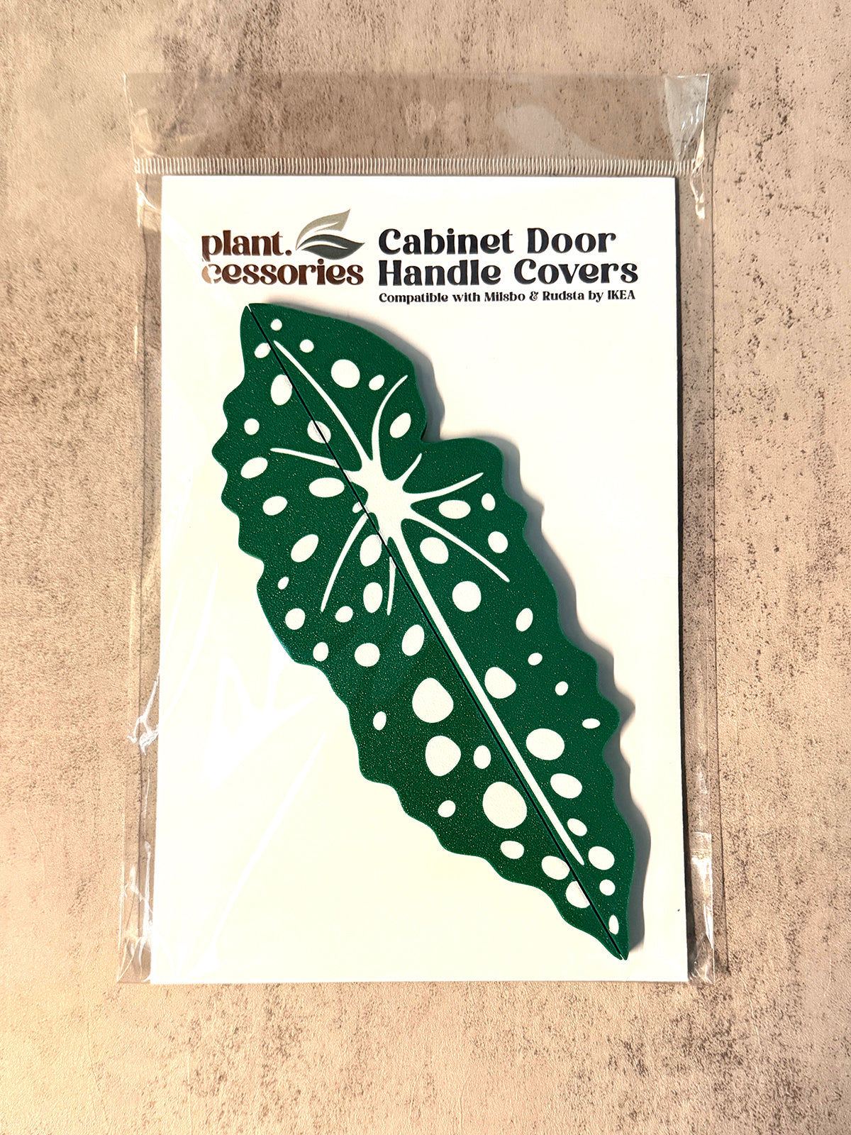 Begonia Maculata Cabinet Handle Cover