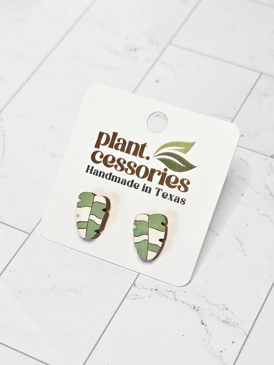 Banana Leaf Earrings
