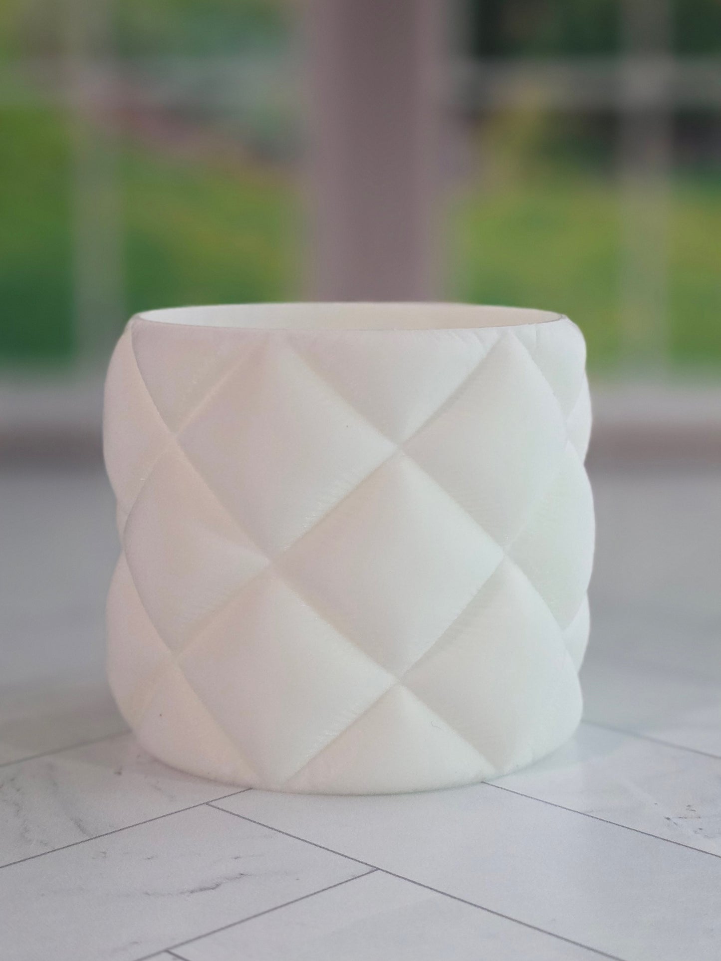 Plush Pillow Round Textured Planter