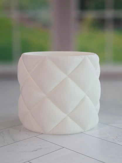 Plush Pillow Round Textured Planter