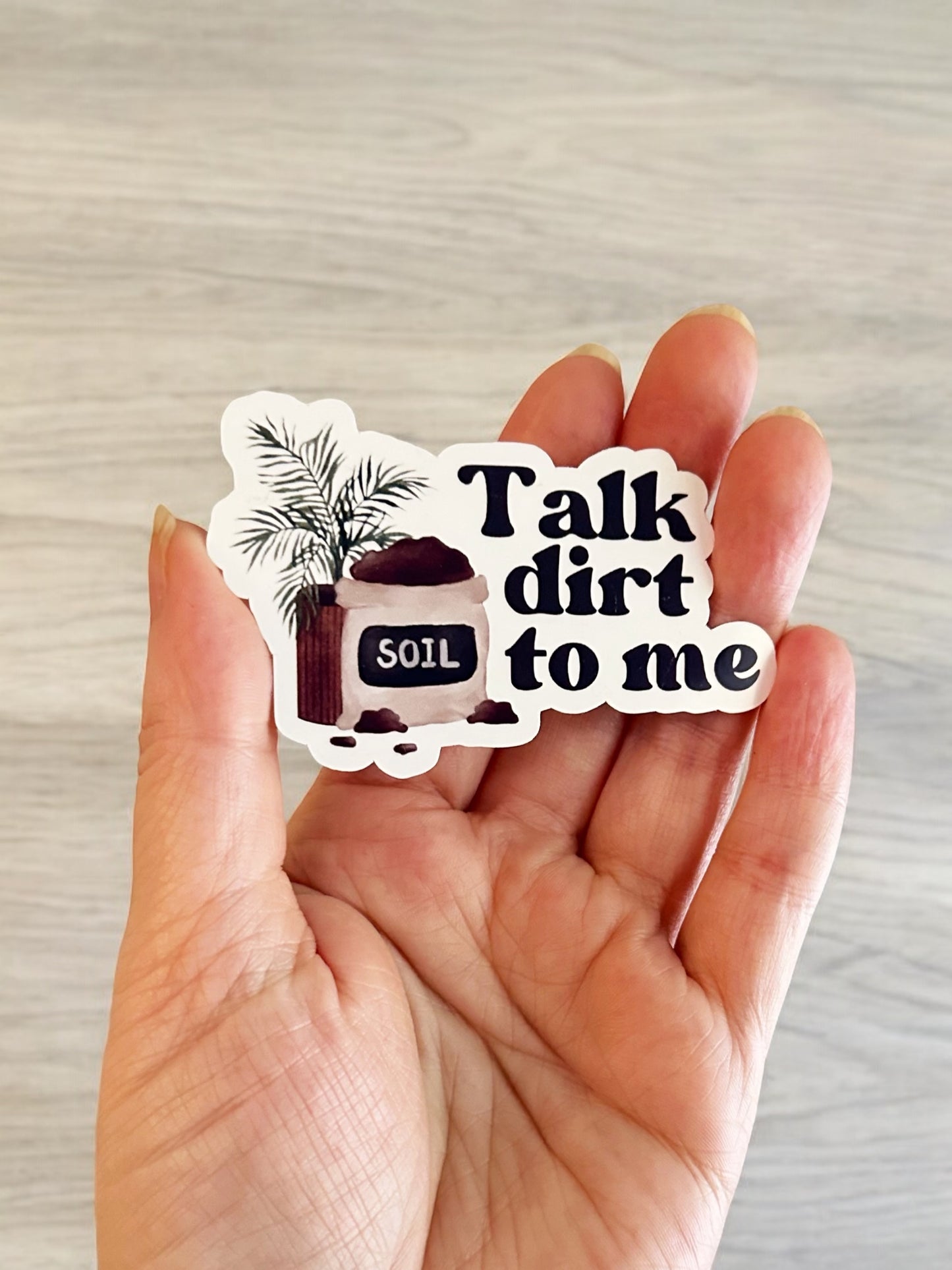 Talk Dirt to Me Vinyl Decals