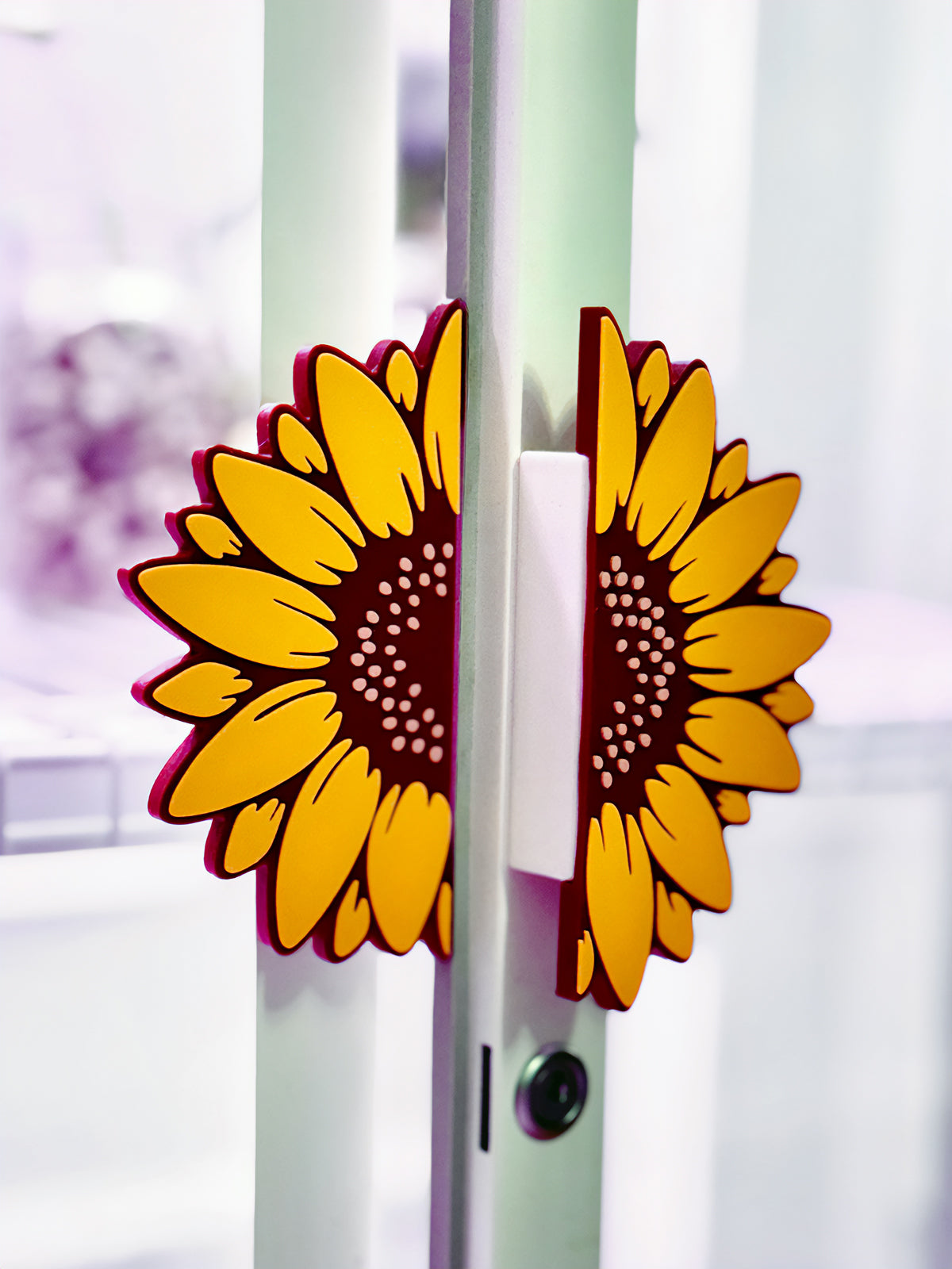 Sunflower Greenhouse Cabinet Handle Covers